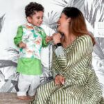 Kishwer Merchant Instagram - 🎉👧 Calling All Parents! Unveil the Grand Rakhi Collection at FirstCry's Spectacular Sale! 🌸🛍️ As a mother, I count my blessings every day, especially when I see the joy that Nirvair brings to our lives. This Raksha Bandhan, I can't help but marvel at how my boy embraces the spirit of the occasion with his vibrant enthusiasm and infectious smiles.I ordered the babyoye votton woven kurta for him and he loved it, it was so comfortable. 🎈He has an uncanny knack for choosing the most colorful and lively outfits as if he understands the essence of the celebration🌈 I've Already Snagged the Most Adorable Ensembles for my lil baby. Make this Rakhi more special for your munchkins with the beautiful and colorful ethnic collection at FirstCry! 💕✨ Don't let these unmissable offers slip away! Use my dode *KISHWERRB50* for a splendid 50% off on FirstCry Fashion! 🎉👕 #firstcryrakhi23 #firstcrykirakhi #FussNowAtFirstcry #FirstcryIndia #Firstcry #collaboration #ShopAtFirstcry #FussyIsFantastic #rakshabandhan #Rakhi2023 #kidsethnicwear #brothersisterlove #Festive fashion