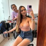 Krissann Barretto Instagram - The making of Lara ♥️ Tune in to “Fuh Se Fantasy” On @officialjiocinema My new show is out ♥️ Link in bio ♥️ @officialjiocinema @manorramapictures #new #show #actress #newshow #newwork #newproject #watchnow #blessed #girl #grateful