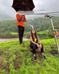 Krissann Barretto Instagram - The making of Lara ♥️
Tune in to “Fuh Se Fantasy” 
On @officialjiocinema 

My new show is out ♥️

Link in bio ♥️

@officialjiocinema @manorramapictures 

#new #show #actress #newshow #newwork #newproject #watchnow #blessed #girl #grateful