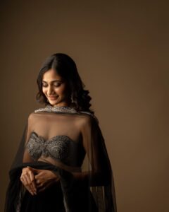 Losliya Mariyanesan Instagram - Never regret anything you have done with a sincere affection .

Designer @archana.karthick 
Photographer @navin.appu 
Makeup & hair @sty1e_guru 
@mizubackdrops