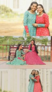 M.M. Manasi Instagram - Ninaivirukka ❤️ #M3Sings 
Full video in our YouTube channel 🥰

📸 - @chandanramesh24
👗- @magizham_boutique
🎹 - @kawin_star

#MMManasi #MMMonissha #m3sisters #ninaivirukka #tamilsong #melody #tamilstatus #pathuthala #reelsinstagram #singersofinstagram #grateful #sisters
