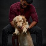 Mahendran Instagram - BTS 🐾 Love you Dadda @mahendranactorofficial ❤️ Thank you so much @elan_cinemo uncle 😘 and @njstudios_7159 😘 #bts #bday #grooming #sep29 #mahe #oscar #daddyson Chennai