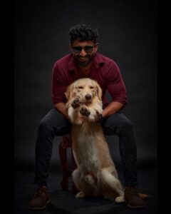 Mahendran Instagram - “Happy 1st Barkday to my fur-ever son @mroscar29 ! 🐾 Your unconditional love fills my heart with joy every day🧿🤞. Here’s to many more years of tail-wagging happiness together💕!Dadda loves u sooo much ❤️💯

#HBDOscar #oscar #Mahendran #maheoscar 

Thank you so much @elan_cinemo bro 📸
Studio @njstudios_7159 na 😘