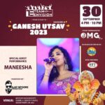 Manisha Eerabathini Instagram – 🎤 Announcing a Special Performance! 🎶

Get ready to be mesmerized by the soulful tunes of @manisha.eerabathini – the talented singer with a voice that touches hearts. 🌟

Join us on September 30th at @australia_team_envision ‘s Ganesh Utsav Season 8 for a special musical experience that will leave you spellbound. 🎵

Don’t miss this unforgettable performance! Save the date and let’s make it an evening to remember! 🥳 

#teamenvisionganeshustav2023❤️ #specialperformance #manishaeerabathini #australia #melbourne #guest #indiansinaustralia #telugu #telugustudents #singer #australiatelugustudents #internationalstudents #music #omgproevents #australiatelugodu #ganeshfestival #ganeshutsav #ganesha Westgate Indoor Sports