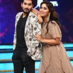 Manjula Paritala Instagram - #allabtgameshow #adhivaramwithstarmaparivaram #coupleshow #customiseddress @varna_designer_studio