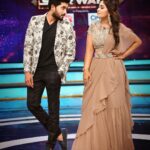 Manjula Paritala Instagram - #allabtgameshow #adhivaramwithstarmaparivaram #coupleshow #customiseddress @varna_designer_studio