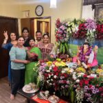 Mansi Srivastava Instagram - Pre Birthday dump 🤪🤪🥸 And Bappa time 😍😇 What luck 🌝 Thanku for having me 💐 @kul_aanand @shivanii_pa @indirakrishna101 @sanjaygagnaniofficial @poonampreet7 #ootd @sochstories 🌷
