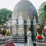 Manvita Kamath Instagram - Difference between the divine and humans… when you want to surrender yourself, when you are in a vulnerable state, surrender yourself to the divine and not humans. Divine energies will never take you for granted like humans do! In very similar situations of bumpy roads in my journey, I tried taking human advice which eventually didn’t workout.. then I saw the light at the end of the tunnel.. Maa Kamakya! With her blessings and of course divinity adding something much more to my thought process.. 6 years in the industry, doing films, studying and also making time for my brain storming sessions, maybe you can call it the “prep” time, finally have some clarity with what I have to do next…! Let’s see how it goes…! For now, for all those of you who were seeking that right path or probably the next step in life kinda chaos, stop seeking for free advice from your surroundings! They’ll never work for you! What’s worked for others might not work for you.. go find that “master” or “guru” within you…! Well, did I just give some free advice? 😄 . . . Thank you @prarthanaborah04 for suchhh amazing Darshan ❤️ #neverseekvalidation #assam #guwahati #kamakhyatemple