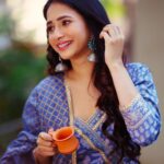 Manvita Kamath Instagram - 💜 . . . . @venoowaves @sowmya.sk @makeoverby_rekha_karthik_ @tara_c_tara @maayakriya