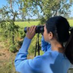 Manvita Kamath Instagram – #kaziranga forest safari in my pajamas!!! Well, in the hustle bustle of packing my bags I either overly pack or under pack my stuffs!! I had to pay extra for the 8 kg excessive baggage yet forgot to carry pants for my safari ..hence managed to wear my blue teddy bear pajamas that eventually went well with my sweatshirts!! 😅 
Also was completely fed up of looking for Bengal tigers in the safari… all I could get was glimpses of elephants and rhinos even though my chauffeur was enthusiastically make me figure something or the other out.. woh dekho madam … wohhhh raha..wahiiii…. Usss paudhe ke beeeeechhhh… I would just zoooom and zooommmmm and could hardly find anything 😅😅 butttt, my binooo definitely found some rhino!!! 🦏🦏🦏 
Well, that’s my safari story.. what’s yours ? 😊
.
#pajamas #pajamastory #iykyk #instagram #forestsafari #kaziranga #assam #instagood