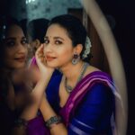 Manvita Kamath Instagram - 💜💜💜 . . . . @suta_bombay @vasukikarkone @vasukikarkone @maayakriya @makeover_by_surabhi . . #purple #saree #sareelove #trending #instagood #regrann
