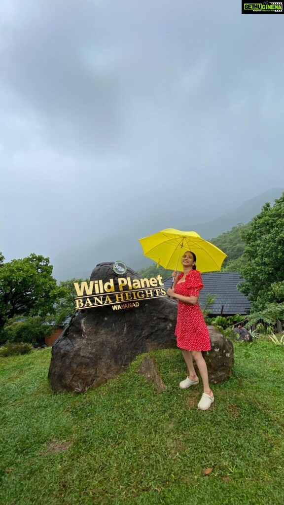 Manvita Kamath Instagram - Finding my inner peace in the midst of the monsoon season 🌧️🌿 #RealMe #MountainForest #RainySeason . . @wildplanet_banaheights @tripstoluxury . . #nomakeup