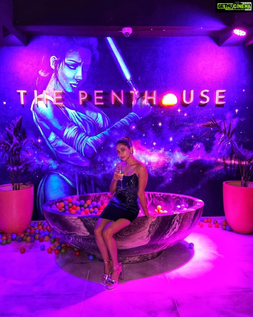 Manvita Kamath Instagram - Feeling incredibly grateful for the amazing hospitality from @manzil.life at @thepenthousedubai in Five Palms! Thank you for making this experience unforgettable! 🙌🌴 #Grateful #FivePalms #manzillife . . Wearing @salonihariyani @salonihariyaniofficial Styled by @sowmya.sk Mua and hair : yours truly 😋😇 . . #dubai🇦🇪
