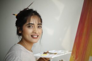 Masoom Shankar Instagram - ❤️
.
.
.
.
.
.
.
.
.
.

#maasoomshankar #masoomshankar #trending #photoshoot #pretty #girl #artist #art #paintingart #painting🎨 #blackdress #colourful #basic #organics #ootd #painting #paint #paintings #color #colorful #colors #colour #colours #colourful #painter #model #hotmodel #models #latestmodel #artistgallery