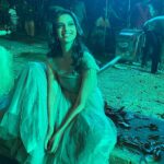 Meenakshi Chaudhary Instagram - Little bts from kolai 🥰 this one is truly special With literally all the blood and sweat being poured into it 🥹🫶🏽 #kolai