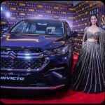 Meenakshi Chaudhary Instagram - Mesmerizing Moments at @nexaexperience fashion show at the SIIMA Telugu Nominations Party, Hyderabad is nothing short of a luxurious masterpiece. Designer @rudrakshdwivedi unveiled an exclusive collection that left us spellbound. All Eyes on the show-stopper @meenakshichaudhary006 who stole the evening with her stunning charm. . . . #NEXA #NEXAExperience #CreateInspire #NEXASIIMA #SIIMAinDubai #SIIMA2023