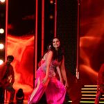 Meenakshi Chaudhary Instagram - My first ever live dance performance !!! The last few days have been an exhilarating experience , thanks to @siimawards And thank you @kalyanik666 ❤️ and her team @himajav29 for giving me this beautiful costume and helping me curate exactly what I wanted . You’re a gem! Also the make up by @sandysartistry ❤️ and hair by @noori_hairstylist ❤️ You guys are the best🥹🫶🏽 thank you . So so grateful 💥🙏🏽🥰 Dubai UAE