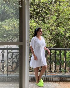 Meghana Gaonkar Instagram - 🔐💜🏡 
~
#HouseOfMG #NammaBengaluru 🤌🏻