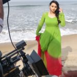 Meghana Gaonkar Instagram - BTS from the climax of #ShubhaMangala which never made it to the big screen after edit.😶 Let’s just enjoy the pictures then.