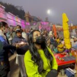 Meghana Gaonkar Instagram - In perfect divine timing for evening aarti at the ganga river, Haridwar. ✨