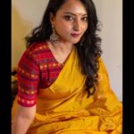 Meghana Gaonkar Instagram - Every saree tells a story. 🍁 @nerige.story