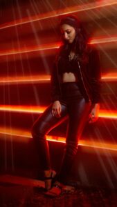 Meghana Gaonkar Instagram - 👄
~
Photography: @_trip_lenz_ 
Styled by: @memsahib_byshachinaheggar 
Make up & Hair: @pannasmakeuppvtltd
…
#Reels #MG #PhotoShoot