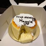 Meghana Gaonkar Instagram - Would you believe it if I told you that someone ate this entire cake all by herself🤭? That someone: 🙋🏻‍♀️Me! ~ Loved every bite of this amazing cake. @sipupuyi #JapaneseCheeseCake