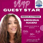 Meghna Naidu Instagram – Delighted to announce that @meghnanaidu1 – the indian celebrity actress would be joining us in our event – UAE Women Achievers awards 2023 on 12th march ! 

Looking forward to see you there and thank you for accepting the invite ! 

 #dubaiexpats #promotionservices  #brandmarketing #indianexpatsindubai #indianexpats #expatsindubai #allnationalities #xhrecommended #uaewomenachievers #achieversawards #xpatzhubawards #uaewomenachieversawards2023