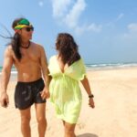 Meghna Naidu Instagram - Happy 6th Anniversary my Husbandji... Another 60 more to go hahaha... Yes Yes it is going to be way past old, krinkly and toothless for us !!! Love youuuuu batataaaaaa 💕💕💕 #besthusbandever #couplegoals #coupletravel #loveisintheair #happyanniversary Bentota Beach, Sri Lanka