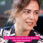Mona Singh Instagram - On the 50th episode of The Male Feminist, we have our favorite Jassi aka Mona Singh! She spoke about her characters, life in Bollywood, financial independence and a lot more. Watch the full episode exclusively on our YouTube channel! . . Wardrobe courtesy - @chokhastyle #monasingh #jassijaisikoinahi #madeinheaven #feminism #genderequality #bollywoodactress #hauterrfly #themalefeminist