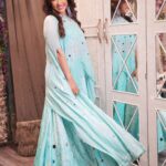 Mouli Ganguly Instagram - May you have a blue-tiful day ! . . Outfit @yuktaadesignerstudio Hair and makeup @priya_sureka