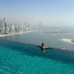 Naira Shah Instagram - Sunkisssed chilling! 🥂 Aura Skypool Dubai