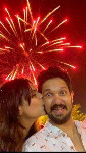 Nakul Instagram - Thankyou for showing me time and again how good life can be no matter what it throws at us because we have a friend in each other!✨

I love you, bestie @actornakkhul ! Haffyyy Fraannship Day to yoouuu! 😘 🌈

#mybestfriend #friendshipday #nakkhulsrubee #khulbeetails
