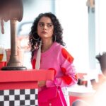Namita Krishnamurthy Instagram - #HeySiri photo dump 🙃 Which is your favourite look? 💕 All styled by the incredible @mathura.manian 📸: @themadrastouch #thinkindie #outfitpost #musicvideo #curlyhairstyles #feelingcute #namitakrishnamurthy #workingstills #behindthescenes