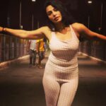 Nandini Rai Instagram - Late night Blurry lights Deep mind #night #light #nightout #mindset #nandinirai