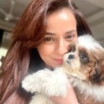 Neelam Kothari Instagram - Say hello to little Patch Soni ❤️ #doglover #puppy #puppylove #pets
