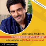 Neelam Kothari Instagram - Proud of you husband!!❤️ #Repost @samirsoni123 • • • • • • My privilege and pleasure. 🙏🙏 #repost @ombookshop ・・・ Actor Samir Soni will come out with his debut book later this year in which he will document in prose and poetry some of his "darkest, most intense and introspective thoughts" on anxiety and self-discovery. 'My Experiments with Silence' is slated to be published by OM Books International. #SamirSoni #ombooks #ombookshop #myexperimentsithsilence #selfdiscovery #reader #bookstagram