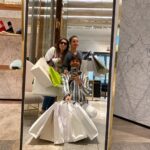 Neelam Kothari Instagram - Shop till you drop!! 😂 #bts #throwback #doha @bhavanapandey @shnoy09 #fabulouslives