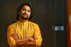Neeraja Kona Instagram - Nani X Anita Dongre

@nameisnani 
Dharani in Mumbai💥

Kurta @anitadongre 
Shoes @shutiqofficial @noonoo.in 
Asst by @manogna_gollapudi @meghanaa_ch 
Hair @hairbylalith
Photographer @sridharchadalawada 

#Dasara