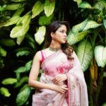 Neeraja Kona Instagram - Lavanya 💟 @itsmelavanya Saree @seharrebysahitheereddy Jewellery @bcos_its_silver Asst styling @meghanaa_ch Photographer kannasrihari
