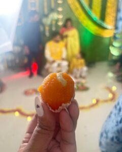 Neeraja Kona Instagram - Laddu isaaa vibe ✌🏻