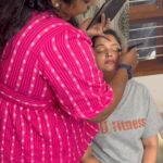 Neetha Ashok Instagram - Small glimpse on dolling up this sweetheart ❤️ Outfit by: @rishi_designs11 Bangalore, India