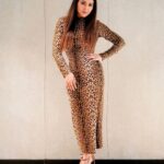 Neeti Mohan Instagram - I thought I would never wear a Leopard print dress…but here I am 😂🐆 Dress - @monrshcollection Heels - @londonrag_in Styling - @shreyandurjastyle Hair - @dwyessh_hairwizard Makeup - @ritickasjalan