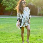 Neeti Mohan Instagram - Just cuz the Grass is Greener ☀️🌧️ 📸: @nikhilpanditphotography