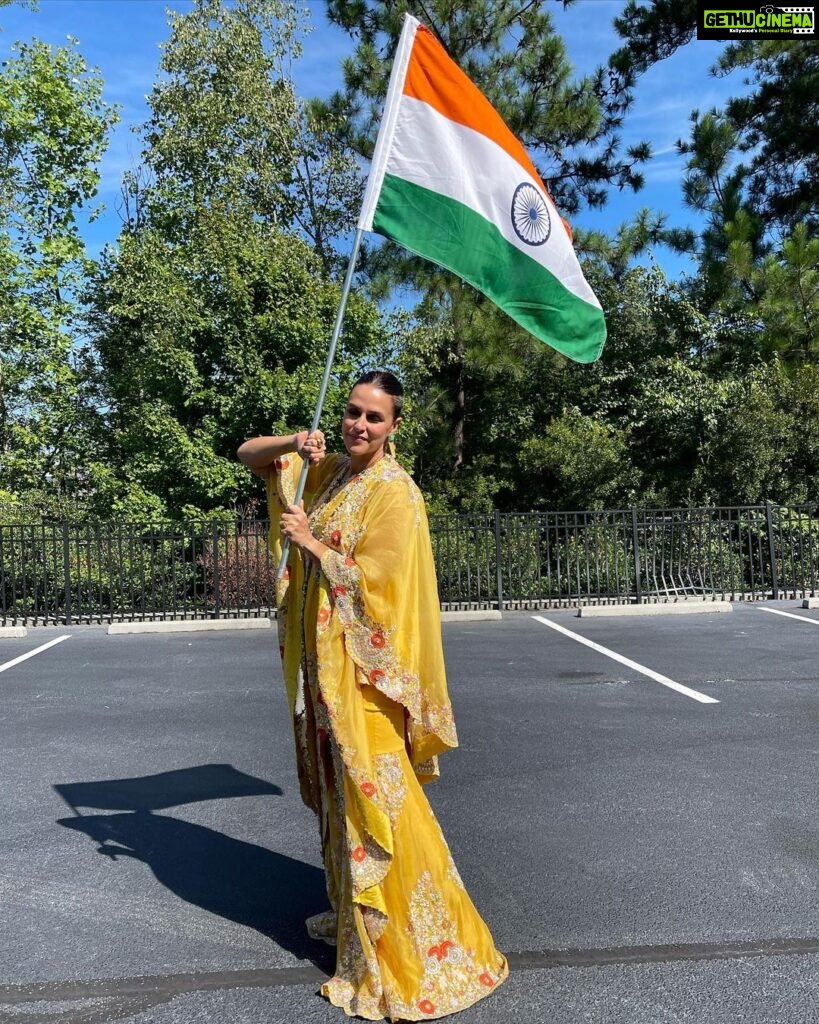 Neha Dhupia Instagram - #happyindependenceday #jaihind 🇮🇳