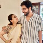 Nehalaxmi Iyer Instagram - 🧿 Caught in a love so sweet, we couldn’t keep it a secret any longer! A feast of emotions this Onam, our hearts are overflowing with Joy as we share something extra special with all of you. . . . . . . . . . . . . . . . . . . . . . . #bigannouncement #love #relationships #couplegoals #cutecouple #onam #onamvibes #sadya #whitesaree #kerala #nehalaxmi #ishqbaaz #explore #powercouple #instadaily #instagood #tamilian Mumbai, Maharashtra