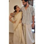 Nehalaxmi Iyer Instagram - 🧿 Caught in a love so sweet, we couldn’t keep it a secret any longer! A feast of emotions this Onam, our hearts are overflowing with Joy as we share something extra special with all of you. . . . . . . . . . . . . . . . . . . . . . . #bigannouncement #love #relationships #couplegoals #cutecouple #onam #onamvibes #sadya #whitesaree #kerala #nehalaxmi #ishqbaaz #explore #powercouple #instadaily #instagood #tamilian Mumbai, Maharashtra