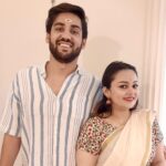 Nehalaxmi Iyer Instagram - 🧿 Caught in a love so sweet, we couldn’t keep it a secret any longer! A feast of emotions this Onam, our hearts are overflowing with Joy as we share something extra special with all of you. . . . . . . . . . . . . . . . . . . . . . . #bigannouncement #love #relationships #couplegoals #cutecouple #onam #onamvibes #sadya #whitesaree #kerala #nehalaxmi #ishqbaaz #explore #powercouple #instadaily #instagood #tamilian Mumbai, Maharashtra