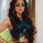 Nikita Rawal Instagram - Beauty And Strength Intertwine In The Heart Of A Queen 👸🦸‍♀️ @nikita_rawal 😍 #nikitarawal ❤️‍🔥 . . . . . . . . . . . #art #artist #artwork #artgallery #artistsoninstagram #mrtanvirmangat #alluniversesinger #mr_tanvir_mangat #mrtanvirmangat #tanvirsinghmangat #tanvirmangat