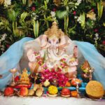 Nikita Rawal Instagram - Ganesh ji is there for all of us 🙏 ❤️ Jai ganesha #ganesha #ganeshchaturthi #ganeshutsav #shanti